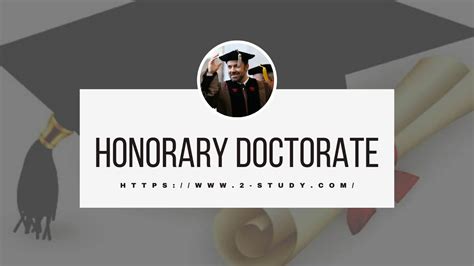 10 Free And Cheap Honorary Doctorate Degrees Online 2 Study