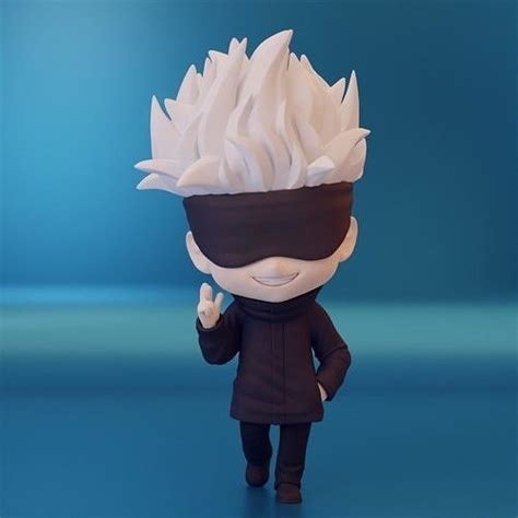 Satoru Gojo Jujutsu Kaisen 3d Model 3d Printable Cgtrader