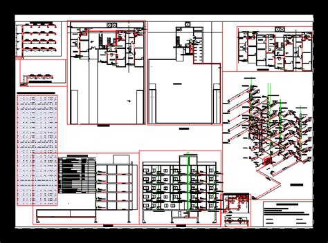 Gas Installation In A Multi Dwg Block For Autocad • Designs Cad