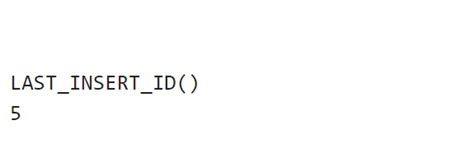 LAST INSERT ID Function In MySQL GeeksforGeeks