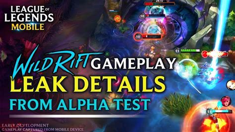 League Of Legends Wild Rift Alpha Test On June Are You Ready Youtube