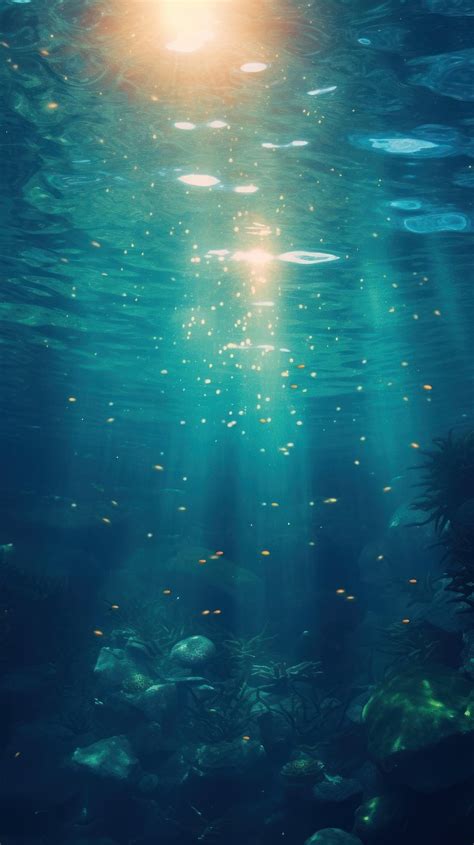 Underwater sunlight sea outdoors. | Premium Photo - rawpixel