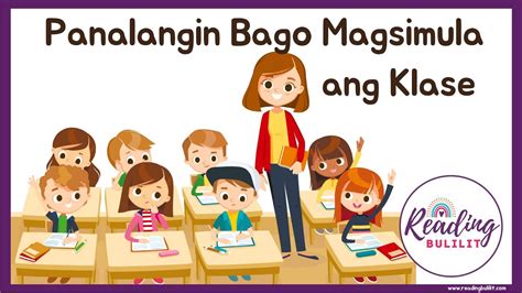 Panalangin Bago Magsimula Ang Klase Panalanging Pambata Tagalog