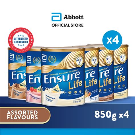 Qoo Bundle Of Abbott Ensure Life Hmb Adult Nutrition Powder