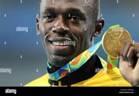 Rio De Janeiro Brazil 19th Aug 2016 Usain Bolt Of Jamaica