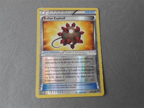 CARTE POKÉMON XY Rupture turbo 97 122 DRESSEUR Ballon explosif