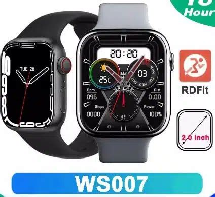 WS007 Smartwatch 2.0inch Wireless Charging Bluetooth NFC Smartwatch ...