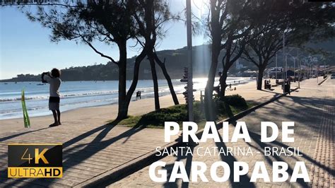 Como A Praia De Garopaba Sc Brasil K Youtube