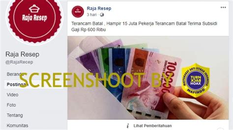 CEK FAKTA 15 Juta Pekerja Terancam Batal Terima Subsidi Gaji Rp 600 Ribu