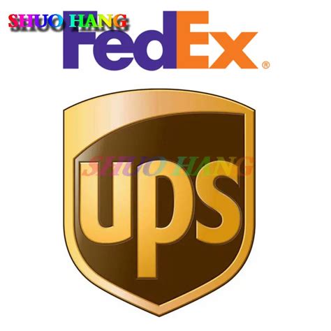 Fedex Color Die Cut Vinyl Sticker Waterproof Ups United Parcel Postal