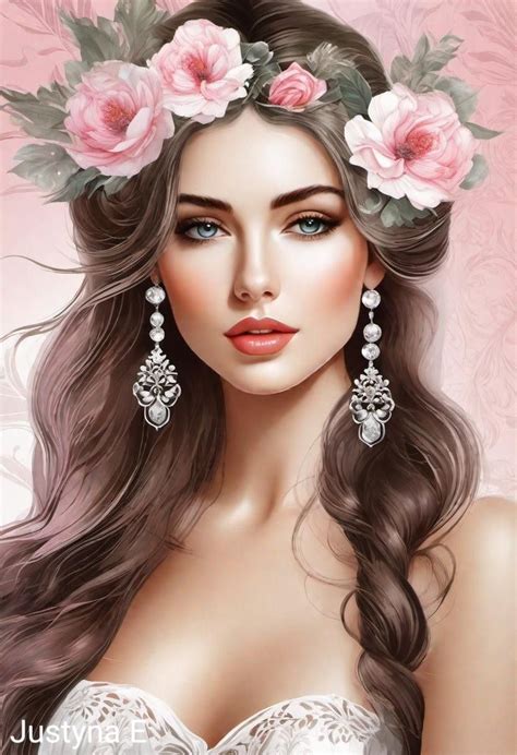 Pin By Galdina Zamuner On Cuore In 2024 Romantic Girl Fancy Painting