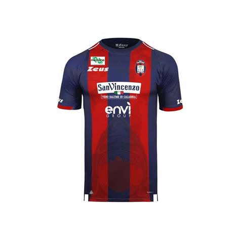 FC CROTONE MAGLIA HOME ROSSO BLU 2023 24 CON NOME GIOCATORE