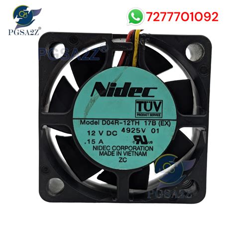 Nidec D R Th B V V A Wires Cooling Fan Black At