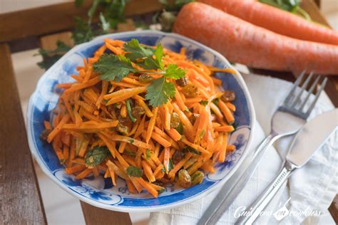 Salade De Carottes Aux Raisins Secs Cuisinons En Couleurs