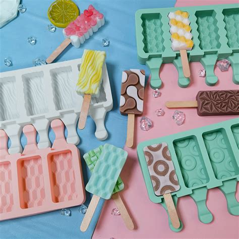 Cheers US 2Packs Popsicle Molds, Cake Pop Mold, Cakesicle molds Silicone, Ice Pop Molds, 4 ...