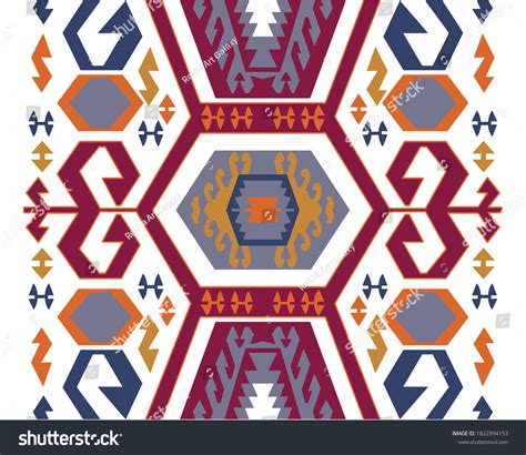 Tribal Aztec Pattern Design Textile Fashion Stock Vector (Royalty Free) 1822994153 | Shutterstock