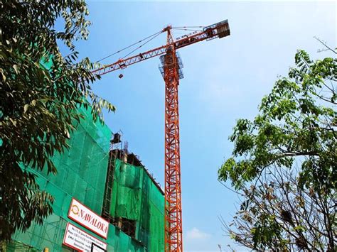 Grua de torre Guindaste de torre tipo cabeça de martelo 6T Proveedor