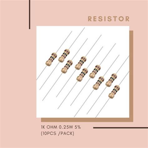 Jual Resistor K Ohm W W Pack Pcs Kota Surabaya