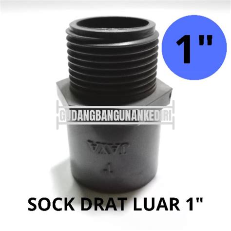 Jual Sok Drat Luar 1 Valve Socket 1 Sock Drat Luar 1 JAYA PVC