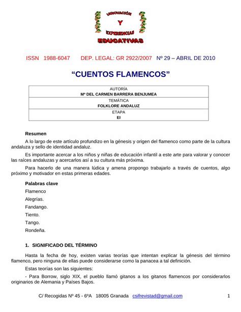 Pdf Plantilla Para Art Culos En La Revista Digital Pdf File