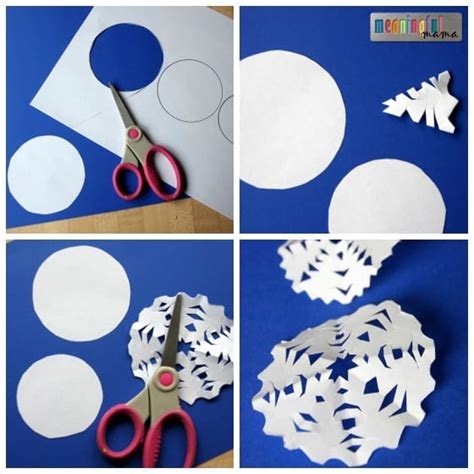 Snowman Snowflake Craft for Kids