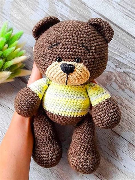 Pequeño Oso de peluche PDF Amigurumi Patrón Gratis Lovelycraft Osos