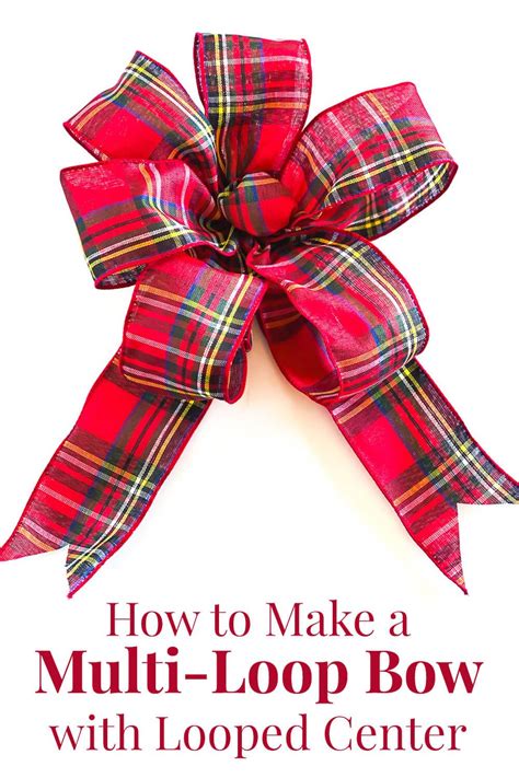 How To Make This Easy Multi Loop Bow That Includes The Cute Little Center Loop With Only One