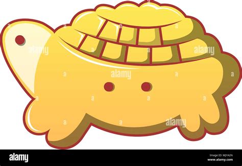 Turtle Biscuit Icon Cartoon Style Stock Vector Image Art Alamy