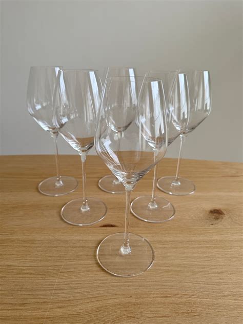 Dom Perignon Glasses By Riedel Set Of 6 Etsy