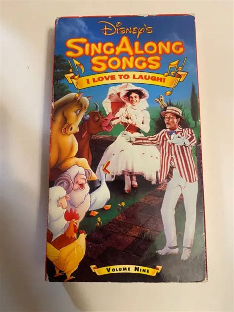 DISNEY SING ALONG Songs Mary Poppins I Love to Laugh VHS Video Tape Zip Dee Doo $10.08 - PicClick CA