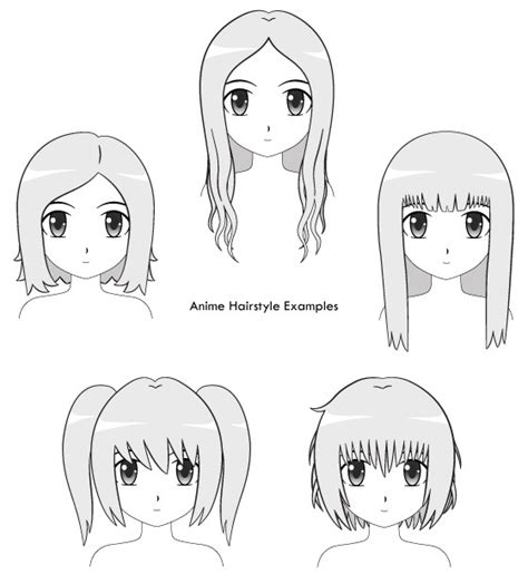 Gaya Rambut Cara Melukis Orang Perempuan Kartun Gambar Mewarnai Anak