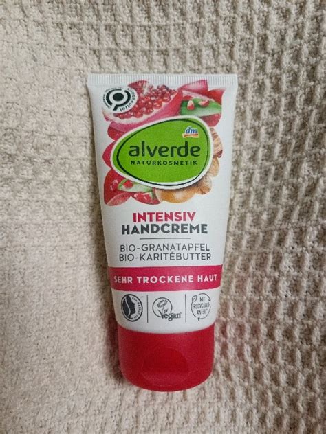 Alverde Intensiv Handcreme Bio Granatapfel Bio Karitébutter 75 ml