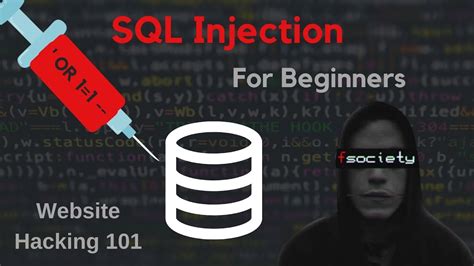 Website Hacking 101 SQL Injection For Beginners YouTube