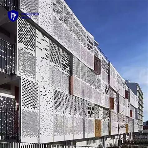 Aluminum Exterior Decorative Building Facades Cladding Systems And