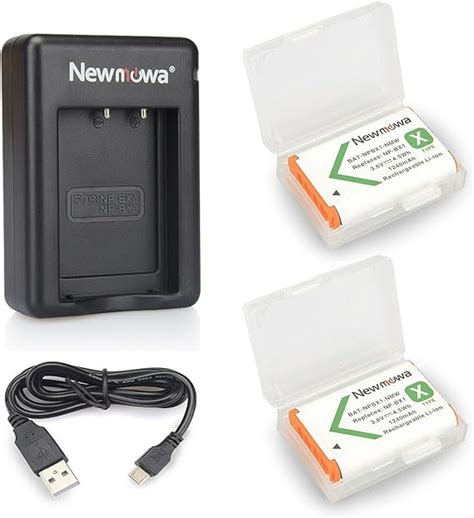 NP BX1 Newmowa Battery 2 Pack And Dual USB Charger Set For NP BX1 NP