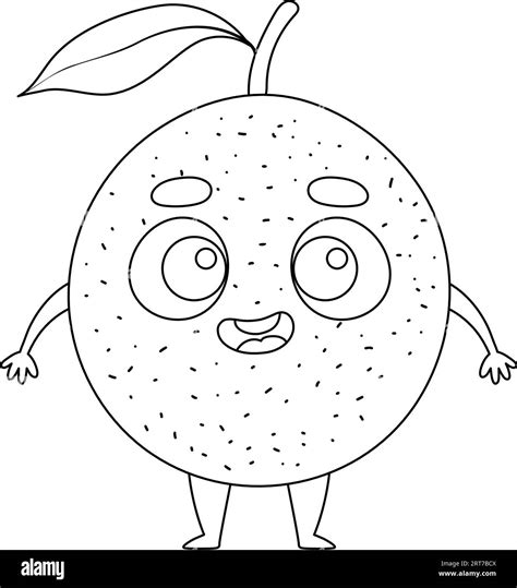 Coloring Page Funny Orange Coloring Book For Kids Educational