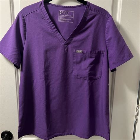 Figs Tops Figs Electric Purple Catarina Scrub Top Poshmark