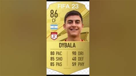 Evolution Of Dybala Fifa Cards Youtube