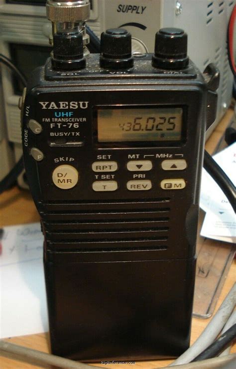 Yaesu Ft Handheld Uhf Transceiver Rigreference