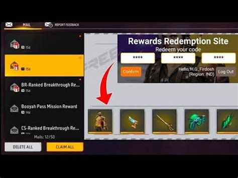 Diwali Event Free Rewards Redeem Code In Free Fire Diwali Event Free