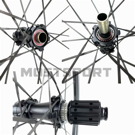 700C 50mm Super Light Weight Carbon Spoke Wheels For Road Disc Brake