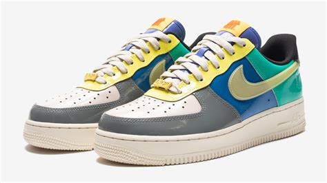 Undefeated X Nike Air Force 1 Low Patent Topaz Gold Release Date DV5255