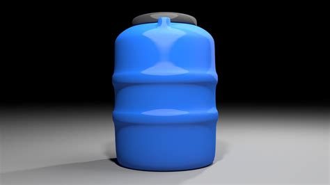 Plastic Water Tank 3 3d Model Cgtrader