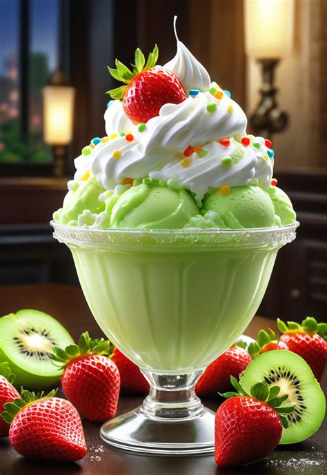 Honeydew Melon Ice Cream Sundae By Mckay Playground