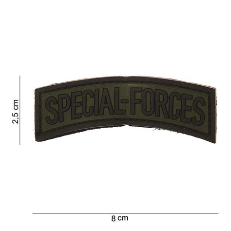 Patch 3D PVC Special Forces Basse Visibilité 101 Incorporated Accueil