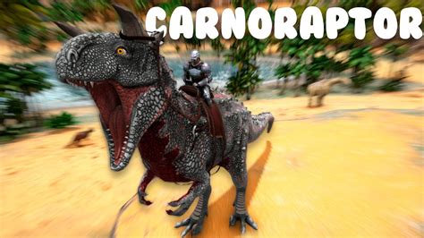 Como Tamear Carnoraptor Y Todas Sus Habilidades Ark Additional