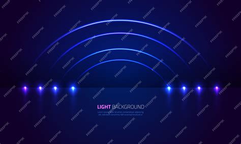 Premium Vector Abstract Light Show Background
