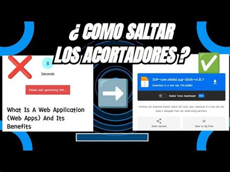 Cómo saltar los acortadores en un link de descarga ELIMINA LOS