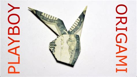 Playboy Bunny Dollar Bill Origami – all about origami