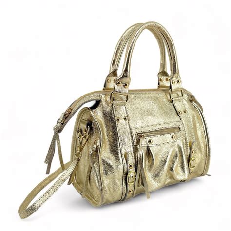 Sac Femme Sac Main En Cuir Iris Sandstorm Gold Petit Mod Le